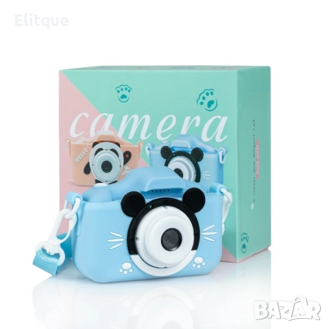 HD цифров фотоапарат за деца – 1080P видео, забавни рамки и устойчив дизайн, снимка 5 - Други - 52591104