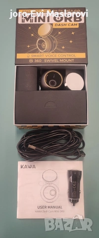 Видеорегистратор KAWA Mini ORB, снимка 3 - Аксесоари и консумативи - 54267839