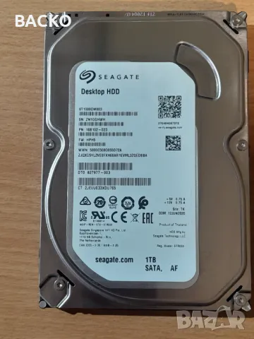Хард диск 3,5" SEAGATE 1ТВ, снимка 2 - Твърди дискове - 45161727