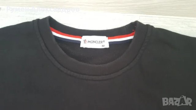Мъжка черна блуза - суитшърт MONCLER размер M, снимка 4 - Суичъри - 49637213