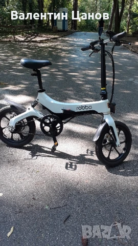 Електрически сгъваем велосипед ROBBO S6 36 v, 6.4 Ah, 250w , снимка 2 - Велосипеди - 51197595