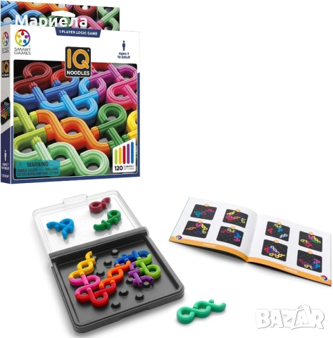 Логическа игра Smart Games: IQ Noodles, снимка 4 - Други - 54190104