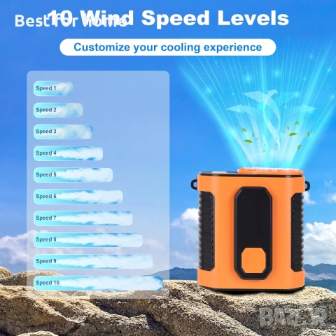 Преносим вентилатор за кръста, снимка 2 - Друга електроника - 53435398