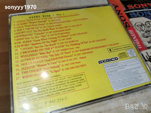 VIDEO HITS VIDEO CD 1903260806H2E6R, снимка 7 - DVD дискове - 53895637