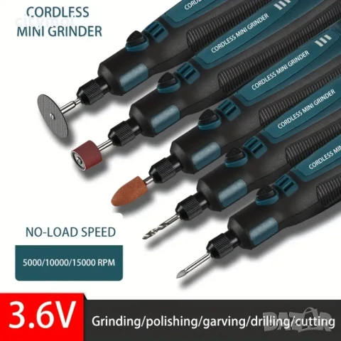 Гравираща писалка с 50 части, 15 000 об/мин, акумулаторна батерия, за бижута, дърво, стъкло, метал и, снимка 2 - Инструменти за гравиране - 50980538