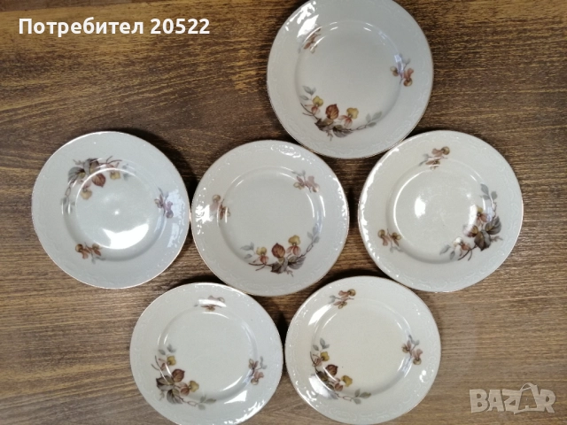 Десерни немски, шведски и английски чинийки. , снимка 4 - Прибори за хранене, готвене и сервиране - 52563295