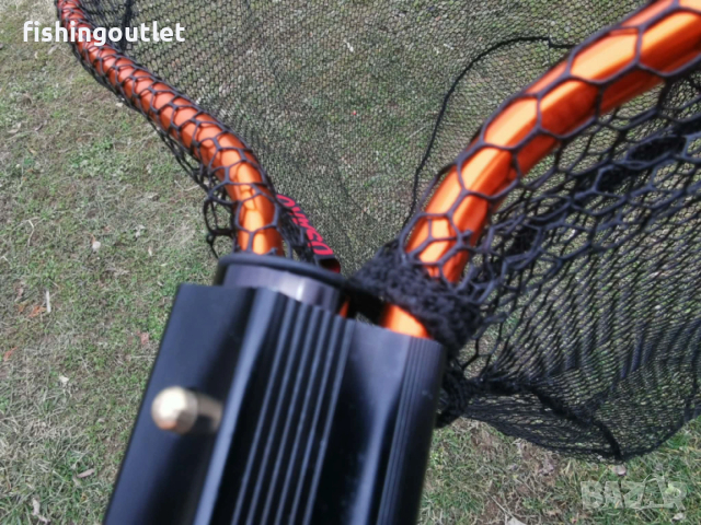 Професионален кеп за трофейни риби 2.55мт Osako CatFish Rubber Net, снимка 9 - Такъми - 53471711