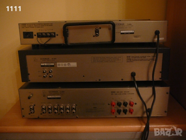 LUXMAN L-200 I K-200 I T-230, снимка 9 - Ресийвъри, усилватели, смесителни пултове - 53804534