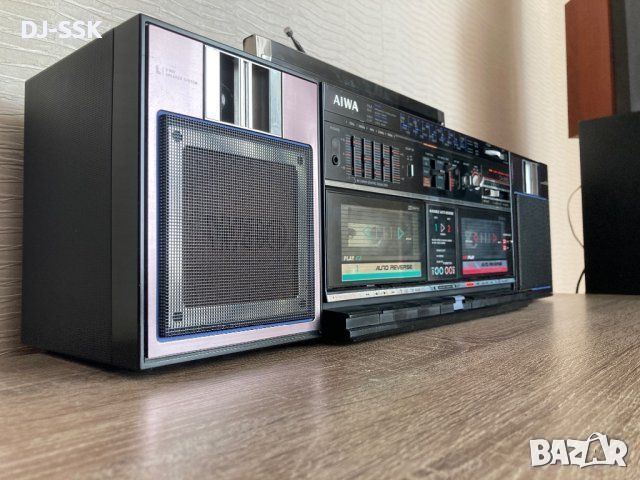 AIWA CA-W80 VINTAGE RETRO BOOMBOX Ghetto Blaster радио касетофон, снимка 5 - Радиокасетофони, транзистори - 46211731