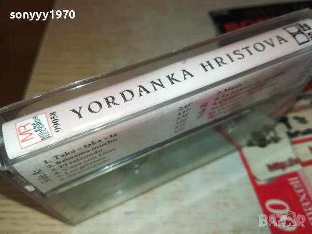 ЙОРДАНКА ХРИСТОВА-ОРИГИНАЛНА КАСЕТА 3005251555, снимка 4 - Аудио касети - 50485626