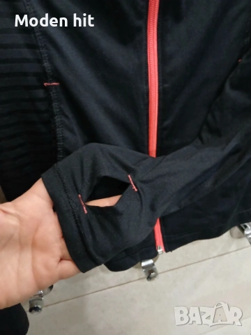 Дамско спортно горнище с мрежести елементи, снимка 5 - Суичъри - 53636665