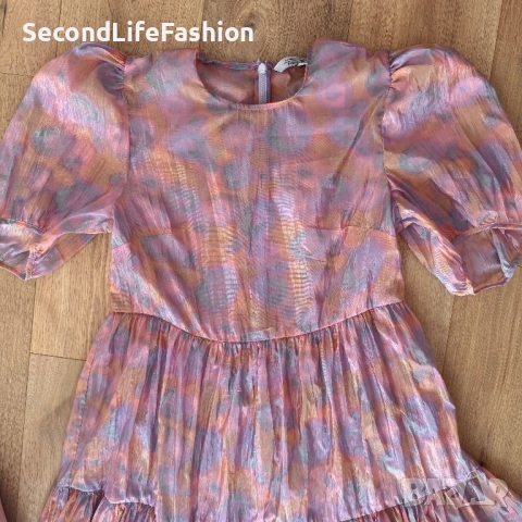 & Other Stories дълга ефирна рокля колекция пролет лято 2026 размер S, снимка 11 - Рокли - 54155050