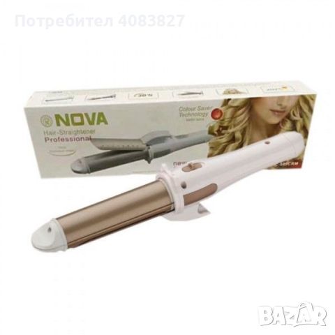 Керамична преса и маша за коса Nova, модел NHC-809CRM TV697