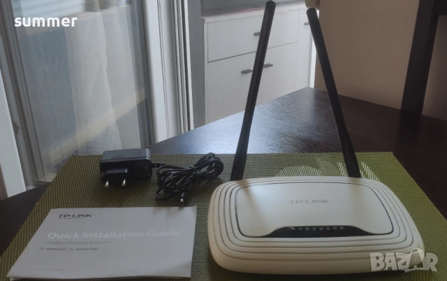 Продавам TP-LINK роутер TL-WR841N / TL-WR841ND, снимка 4 - Мрежови адаптери - 50951663