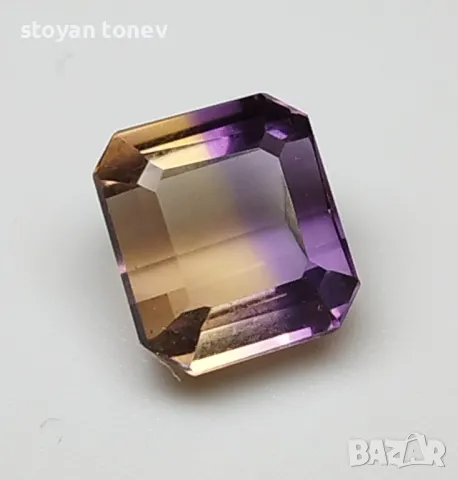 Аметрин с наситен цвят и VVS чистота - 5кт.! Нов!, снимка 5 - Други - 49758731