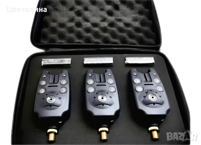 Комплект безжични водоустойчиви сигнализатори 3бр с батерии и куфар Osako, снимка 1 - Други инструменти - 46050179
