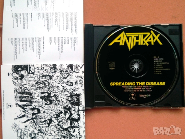 Anthrax - CD - неофициални дискове, снимка 5 - CD дискове - 52945672