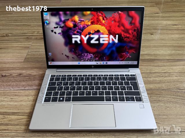 HP 835 G8 1000 Nits`Ryzen 5-5650U/32GB RAM/512GB SSD/26М Гаранция, снимка 1 - Лаптопи за работа - 46160731