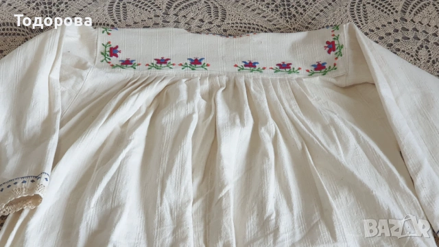 Автентична риза от народна носия, снимка 7 - Антикварни и старинни предмети - 53400533