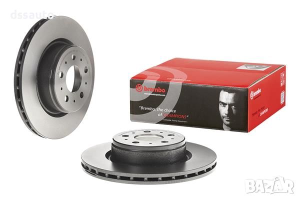 Комплект предни спирачни дискове и накладки Brembo за Tesla Model 3, снимка 1 - Части - 46304557