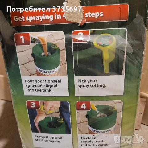 Ръчна помпа за препарати.