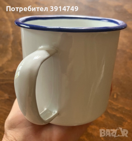 НОВО Емайлирано метално канче / чаша с дръжка; 370 мл, снимка 8 - Чаши - 51657130