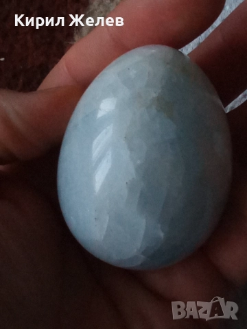 Яйце от лунен камък 51762, снимка 7 - Антикварни и старинни предмети - 52717048