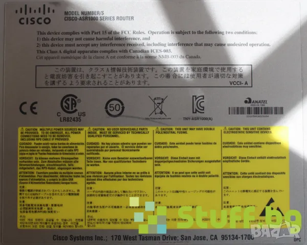 Cisco ASR 1004 router, снимка 4 - Рутери - 50217014