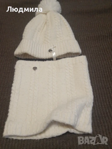 Шапка и шал-яка,комплект за Вашето дете.Заложете на качеството и естествени материи., снимка 5 - Шапки, шалове и ръкавици - 51005086