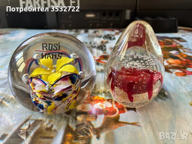 Две топки морано , снимка 5 - Декорация за дома - 50373041