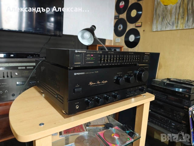 Pioneer A-676+GR333, снимка 3 - Ресийвъри, усилватели, смесителни пултове - 53201152