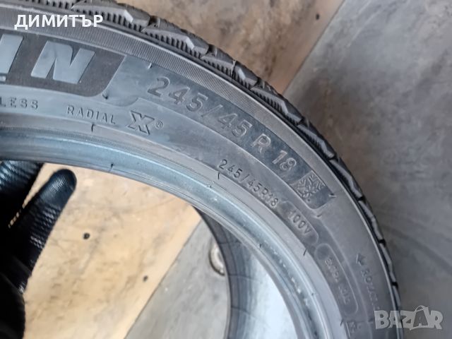 4 бр.зимни гуми Michelin 245 45 18 dot3420 цената е за брой!, снимка 8 - Гуми и джанти - 46143926