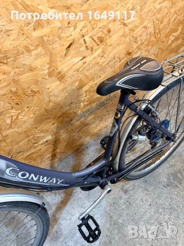 28цола Conway алуминиев дамски градски велосипед колело[24ck-Shimano], снимка 17 - Велосипеди - 52894061