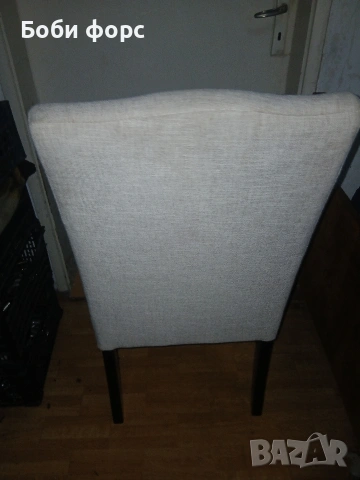 Уютен стол бял цвят , снимка 9 - Столове - 53578892