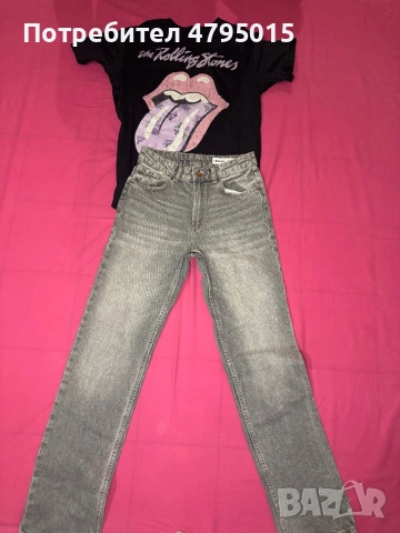 Цена на сета 25€ Дънки С-размер,Тениска-С размер