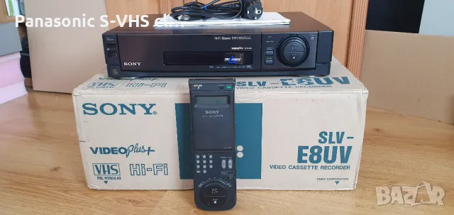 SONY SLV-E8UV VHS Hi-Fi stereo Sp/Lp  rec & Play, снимка 3 - Плейъри, домашно кино, прожектори - 49244364