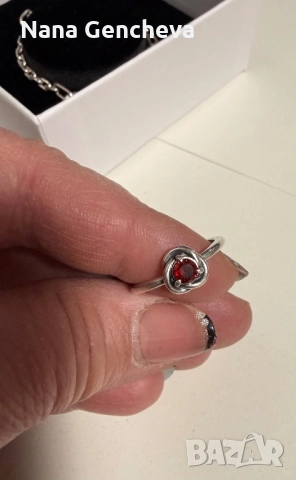 Pandora гривна и пръстен, снимка 3 - Гривни - 52908420