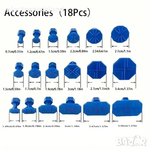 Инструмент PDR за ремонт на вдлъбнатини по купето, без пребоядисване, снимка 7 - Аксесоари и консумативи - 49156350