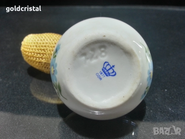 Стар немски порцелан шише за парфюм, снимка 3 - Антикварни и старинни предмети - 51636122
