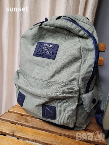 SUPERDRY голяма сива раница,оригинал!, снимка 10 - Раници - 47182463