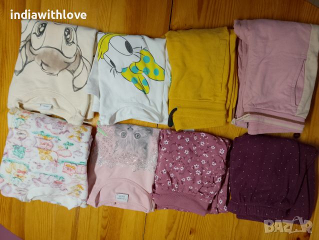 Запазени детски блузи и долнища + пижама