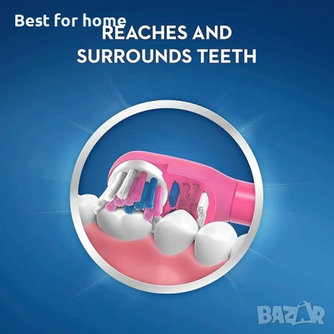 Детска четка за зъби Oral-B с батерии и меки влакна - Малката русалка 