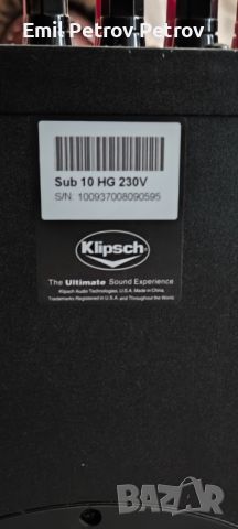 KLIPSCH Synergy 5.1 Сет Висок клас домашно кино, снимка 8 - Тонколони - 46229877