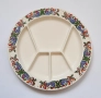 VILLEROY & BOCH - Порцелан плато порцеланов поднос с отделения сервиз цветя , снимка 6