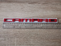 Chevrolet Camaro Шевролет Камаро червен надпис емблема, снимка 2