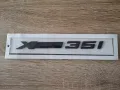 черен надпис BMW Xdrive 35i, снимка 1
