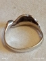 Винтидж ажурен сребърен пръстен майсторска ръчна изработка 39229, снимка 7