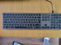 Бежична клавиатура QWERTZ с подсветка, снимка 1 - Клавиатури и мишки - 45102728