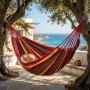 Градиснки червен хамак - идеален за релакс, следобедна дрямка или почивка, снимка 2