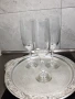 Чаши за шампанско 3бр.+1бр кристална., снимка 1